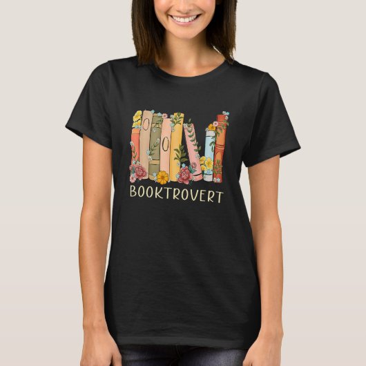Booktrovert Reading Librarian T-shirt (Voorkant)