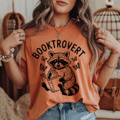 Booktrovert wasbeer lezen Drink T-shirt