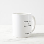 Bookwallah Logo, het geschenk delen. Koffiemok (Voorkant rechts)