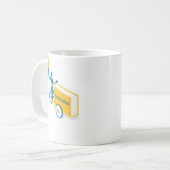 Bookwallah Logo, het geschenk delen. Koffiemok (Voorkant links)