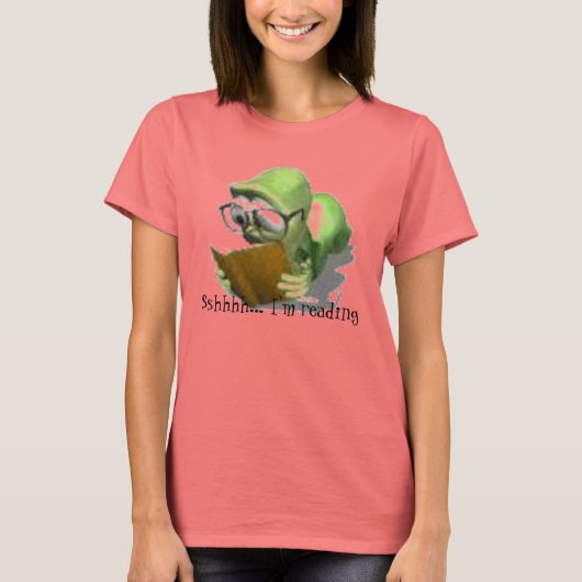 bookworm 2, Sshhhh... Ik lees T-shirt (Voorkant)