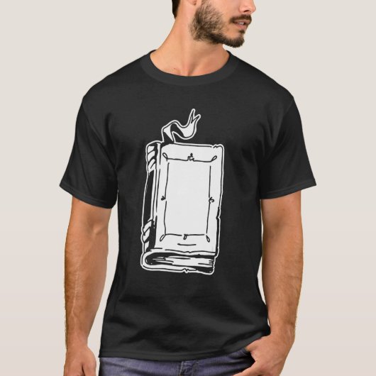 Bookworm Books Bibliophile Librarian Literature  B T-shirt (Voorkant)