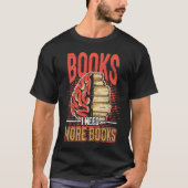 Bookworm Books  Reading T-shirt (Voorkant)