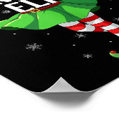 Bookworm Elf Christmas Girls Women Elf Squad Xmas  Poster (Hoek)