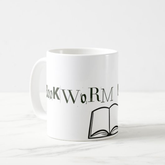 Bookworm Energy Mug Koffiemok (Voorkant links)