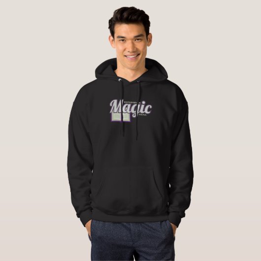 Bookworm  Experience Magic Read  Librarian Hoodie (Voorkant volledig)