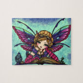 "Bookworm Fairy" Puzzle Hannah Lynn Legpuzzel (Horizontaal)