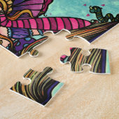 "Bookworm Fairy" Puzzle Hannah Lynn Legpuzzel (Zijkant)