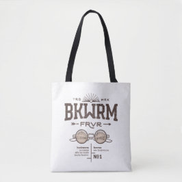 Bookworm Forever BKWRM FRVR Tote Bag