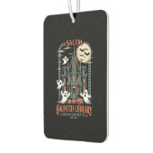 Bookworm Halloween Shirt Haunted Library Luchtverfrisser (Links)