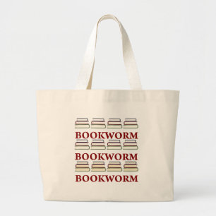 Bookworm Library Canvas tas