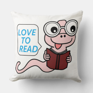 BOOKWORM "LOVE TO READ" KUSSEN