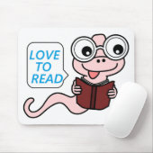 BOOKWORM "LOVE TO READ" MUISMAT (Met muis)