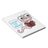 BOOKWORM "LOVE TO READ" NOTITIEBLOK (Schuin)