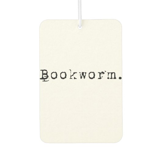 BOOKWORM LUCHTVERFRISSER (Voorkant)