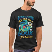 Bookworm Please Im A Book Dragon Book Reading T-shirt (Voorkant)