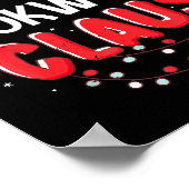 Bookworm Santa Claus Christmas Matching Costume  Poster (Hoek)