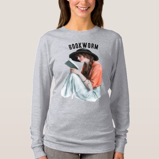 Bookworm, T-shirt (Voorkant)