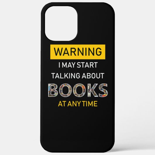 bookworm waarschuwt grappige boekenlezers Case-Mate iPhone case (Achterkant)