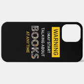 bookworm waarschuwt grappige boekenlezers Case-Mate iPhone case (Achterkant / Rechts)