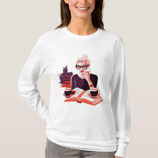 Bookworm's Haven: Gezellig sweatshirt voor dames