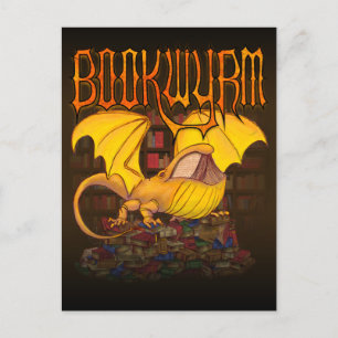 Bookwyrm: De bibliotheekdraak Briefkaart