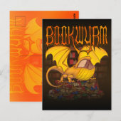 Bookwyrm: De bibliotheekdraak Briefkaart (Voorkant / Achterkant)