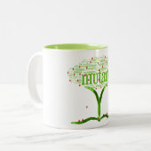 boom2b tweekleurige koffiemok (Voorkant links)