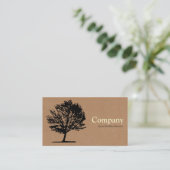 Boom 02 - Kartonnen doos Visitekaartje (Staand voorkant)
