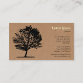Boom 02 - Kartonnen doos Visitekaartje (Achterkant)