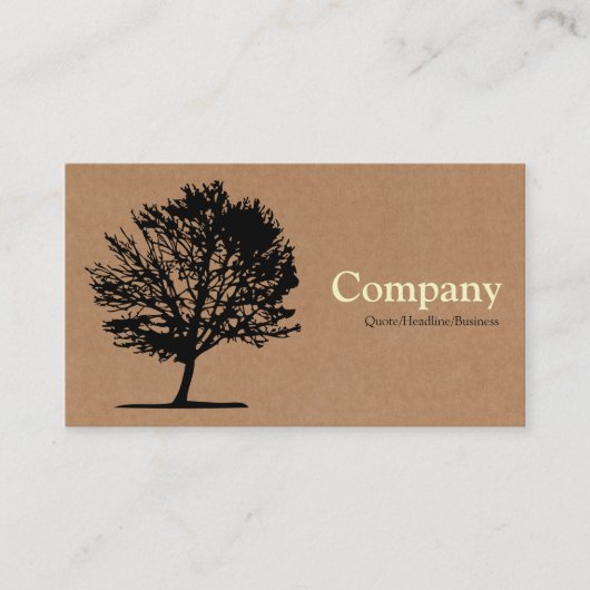 Boom 02 - Kartonnen doos Visitekaartje (Voorkant)
