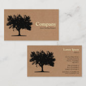 Boom 04 - Kartonnen doos Visitekaartje (Voorkant / Achterkant)
