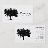 Boom 04 - Wit Visitekaartje (Voorkant / Achterkant)