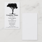 Boom 05 - wit visitekaartje (Voorkant / Achterkant)