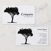Boom 05 - wit visitekaartje (Voorkant / Achterkant)