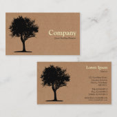 Boom 06 - Kartonnen doos Visitekaartje (Voorkant / Achterkant)