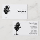 Boom 07 - wit visitekaartje (Voorkant / Achterkant)