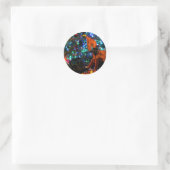 Boom 4 van de gift ronde sticker (Tas)