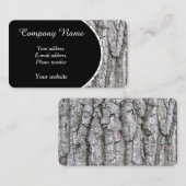 Boom 5 - eiken boomschors visitekaartje (Voorkant / Achterkant)