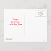 Boom aan een Boom Feestdagenkaart (Achterkant)