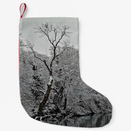 Boom, aan het water kleine kerstsok