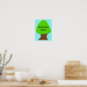 Boom Aanpasbare stamboom poster (Keuken)