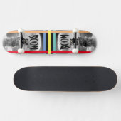 Boom Atomic Bomb Mushroom Cloud Persoonlijk Skateboard (Horizontaal)