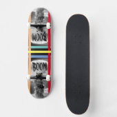 Boom Atomic Bomb Mushroom Cloud Persoonlijk Skateboard (Voorkant)