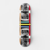 Boom Atomic Bomb Mushroom Cloud Persoonlijk Skateboard (Voorkant)