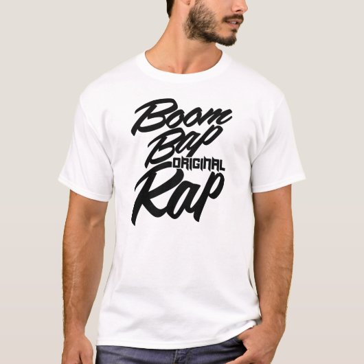 Boom Bap Original Rap T-shirt (Voorkant)