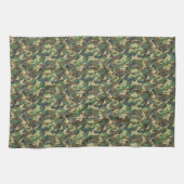 Boom Bark Brown en Groene Camo voor papa Theedoek (Horizontaal)