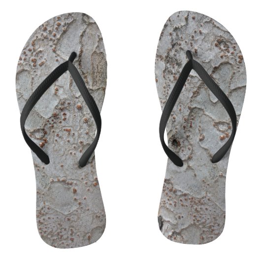 Boom Bark Foto Aarde Tone Rustige Natuur Teenslippers (Voetbed)