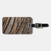 Boom Bark I Natuurlijk Abstract getextureerd ontwe Bagagelabel (Voorkant horizontaal)