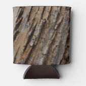 Boom Bark I Natuurlijk Abstract getextureerd ontwe Blikjeskoeler (Voorkant)